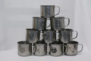 Cani personalizate inox
